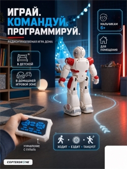 Радиоуправляемый интерактивный робот 26 см - ZYA-A2746-RED