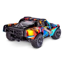 Радиоуправляемая машина шорт-корс Traxxas Maxx Slash 1:10 4WD 6S Brushless RTR c аппаратурой TQi™ 2.4 GHz TSM (цвет Рок-н-Ролл) - TRA102076-4-RNR