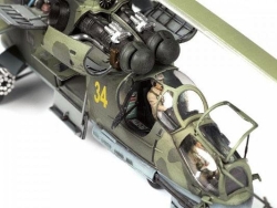 Модель Сборная ZVEZDA Советский ударный вертолёт МИ 24П, 1:72