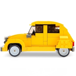 Конструктор CaDA ретроавтомобиль Citroen 2CV 1/24 (298 деталей) - C55021W