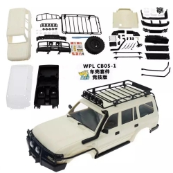 Конструктор для сборки Toyota Land Cruiser LC80 масштаб 1:16 KIT - WPLCB05-1-WHITE