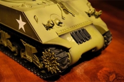 Радиоуправляемый танк Heng Long U.S. M4A3 Sherman масштаб 1:16 40Mhz - 3898-1