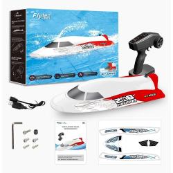 Радиоуправляемый катер Flytec V008 2.4G RTR с водометным двигателем