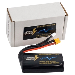 Аккумулятор Speed Storm Li-ion 18650 7.4V 3000 mAh разъем XT30 - SS-2S3000-XT30