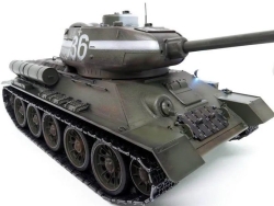 Радиоуправляемый танк Taigen 1/16 T34-85 (СССР) откат ствола (для ИК боя) V3 2.4G RTR, TGIF3909-B1-3.0