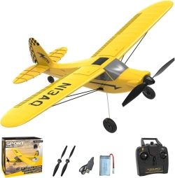 Радиоуправляемый самолет Volantex RC Sport Cub 400мм (желтый) with Gyro 3ch RTF 2.4G - EXA76114R