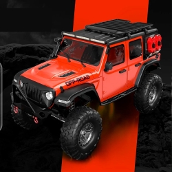 Радиоуправляемая машина краулер Huang Bo 4WD RTR масштаб 1:10 2.4G Rubicon Red - HB-R1014