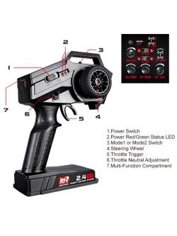 Пульт управления 2.4Ghz для краулеров Remo Hobby 1/8 V2.5 - RH2V2.5