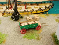 Сборная картонная модель Shipyard телега (№69), 1/72 - ML069