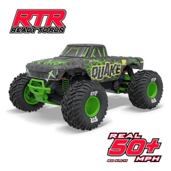 Радиуоправляемый монстр-трак Arrma Quake 223S DSC 1/10 RTR Brushless, Зелёный - ARA3537T2