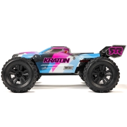 Радиоуправляемая машина трагги Arrma Kraton 6S BLX V6 RTR Brushless 1/8 (Сине-Розовый) - ARA8608V6T2