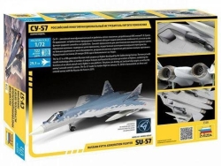 Модель сборная ZVEZDA Российский истребитель пятого поколения Су-57, 1:72