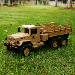 Радиоуправляемая машина WPL B-16R военный грузовик (песочный) 6WD 2.4G 1/16 RTR B-16R-Y