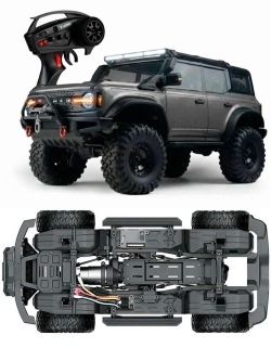 Радиоуправляемый краулер HB Beluga Dark Grey (57 см, 4WD, 1:10) - HB-R1004
