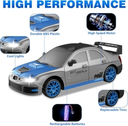 Радиоуправляемая машина для дрифта Subaru Impreza WRX (сменные колеса, фишки) - SC24A06