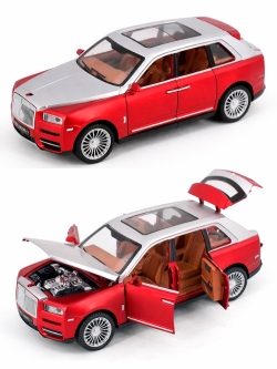 Радиоуправляемая машина Rolls-Royce Cullinan 1:22 металл - HCL-3806-RED