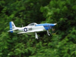 Радиоуправляемый самолет Top RC P-51D синий 750мм 2.4G 4-ch LiPo RTF Top018C