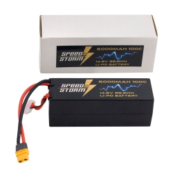 Аккумулятор Speed Storm Li-Po 14.8V 100C 6000 mAh Hard Case разъем XT60 - SS-4S6000-100-XT60