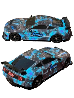 Радиоуправляемая машина для дрифта HB Ford Mustang (4WD, свет, пар, акб, 1:16) - SC16A12