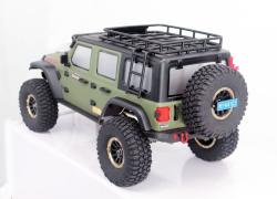 Радиоуправляемая машина трофи Yikong 4102 crawler Rubikon (Olive) ARTR масштаб 1:10 2.4G - YK-4102-AG