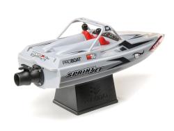 Радиоуправляемый катер ProBoat Sprintjet 9-inch Self-Right Jet Boat (серебряный) RTR - PRB08045T1