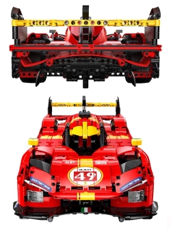 Конструктор Cada Гоночный автомобиль Blazing Flame масштаб 1:8, 1518 элементов - C63008W