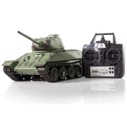 Радиоуправляемый танк Heng Long Russia T34-85 масштаб 1:16 2.4G - 3909-1Upg V7.0