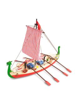 Собранная деревянная модель корабля Artesania Latina DRAKKAR (VIKING BOAT) BUILT - AL30506B