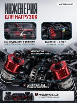 Радиоуправляемая машина для дрифта MJX Hyper Go 14302 2.4G 1/14 4WD Brushles Drift Car