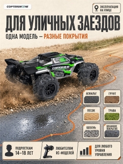 Радиоуправляемый внедорожник Suchiyu Conquer 4WD 1:16 - SCY-16102-GREEN
