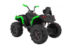 Детский квадроцикл Grizzly ATV Green/Black 12V с пультом управления - BDM0906