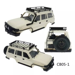 Конструктор для сборки Toyota Land Cruiser LC80 масштаб 1:16 KIT - WPLCB05-1-WHITE