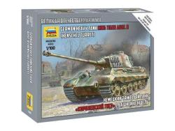 Модель Сборная ZVEZDA Тяжелый Немецкий танк "Королевский Тигр" Порше, 1:100