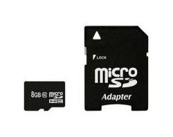 Карта памяти Micro SDHC 8Gb class 10