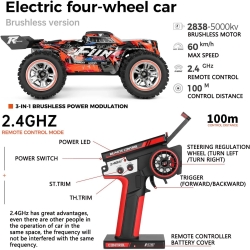 Радиоуправляемый монстр WLToys Brushless 4WD 2.4G 1/18 RTR WLT-184008