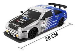 Радиоуправляемая машина для дрифта HB Toyota AE86 (4WD, свет, пар, акб, 1:16) - SC16A07-1