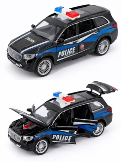 Радиоуправляемая полицейская машина Maybach GLS 1:22 металл - HCL-3605-BLACK