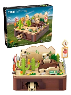 Конструктор CaDA MASTER диорама Жизнь сурков (1148 деталей) - C71008W