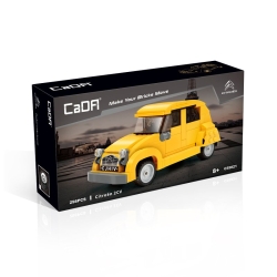 Конструктор CaDA ретроавтомобиль Citroen 2CV 1/24 (298 деталей) - C55021W