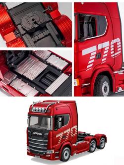 Радиоуправляемый грузовик Huina 1:18 2/4G 19ch - HN1501-RED