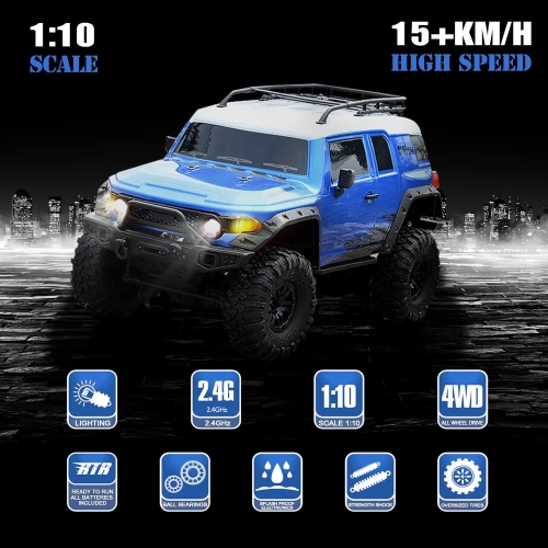 Радиоуправляемая машина краулер Huang Bo 4WD RTR масштаб 1:10 2.4G