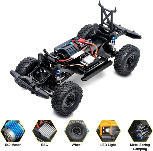 Радиоуправляемая машина краулер Huang Bo 4WD RTR масштаб 1:10 2.4G