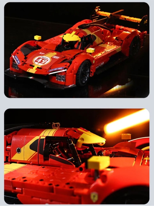 Конструктор Cada Гоночный автомобиль Blazing Flame масштаб 1:8