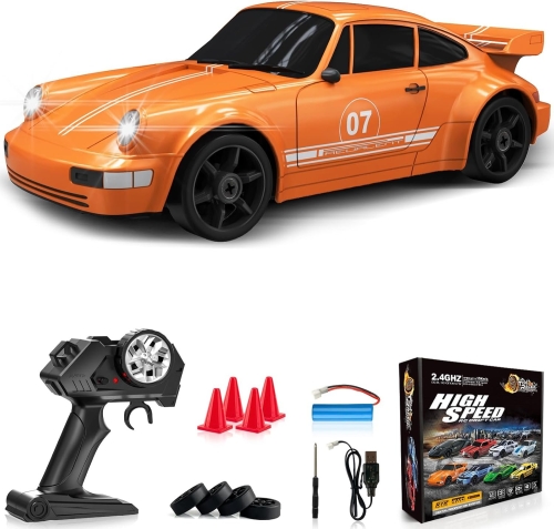 Радиоуправляемая машина для дрифта NQD Porsche 911 GT RS 4WD 1:24